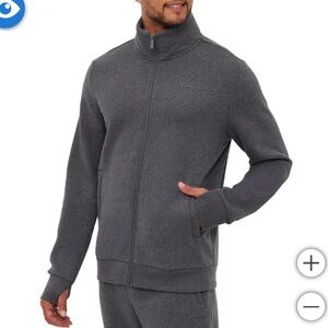 Bench Men's Full Zip Fleece Jacket - Gray